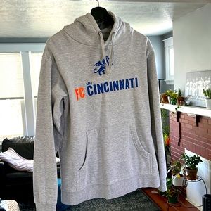 Men’s FC Cincinnati Grey Hoodie by Fanatics / Size M